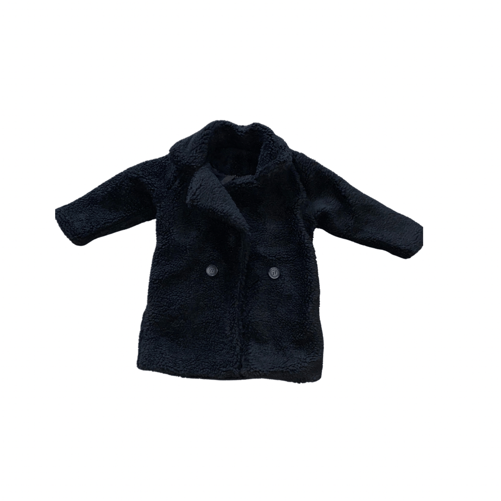 Unisex Black Teddy Coat