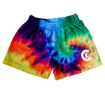 Kidchella Rainbow Swirl Shorts